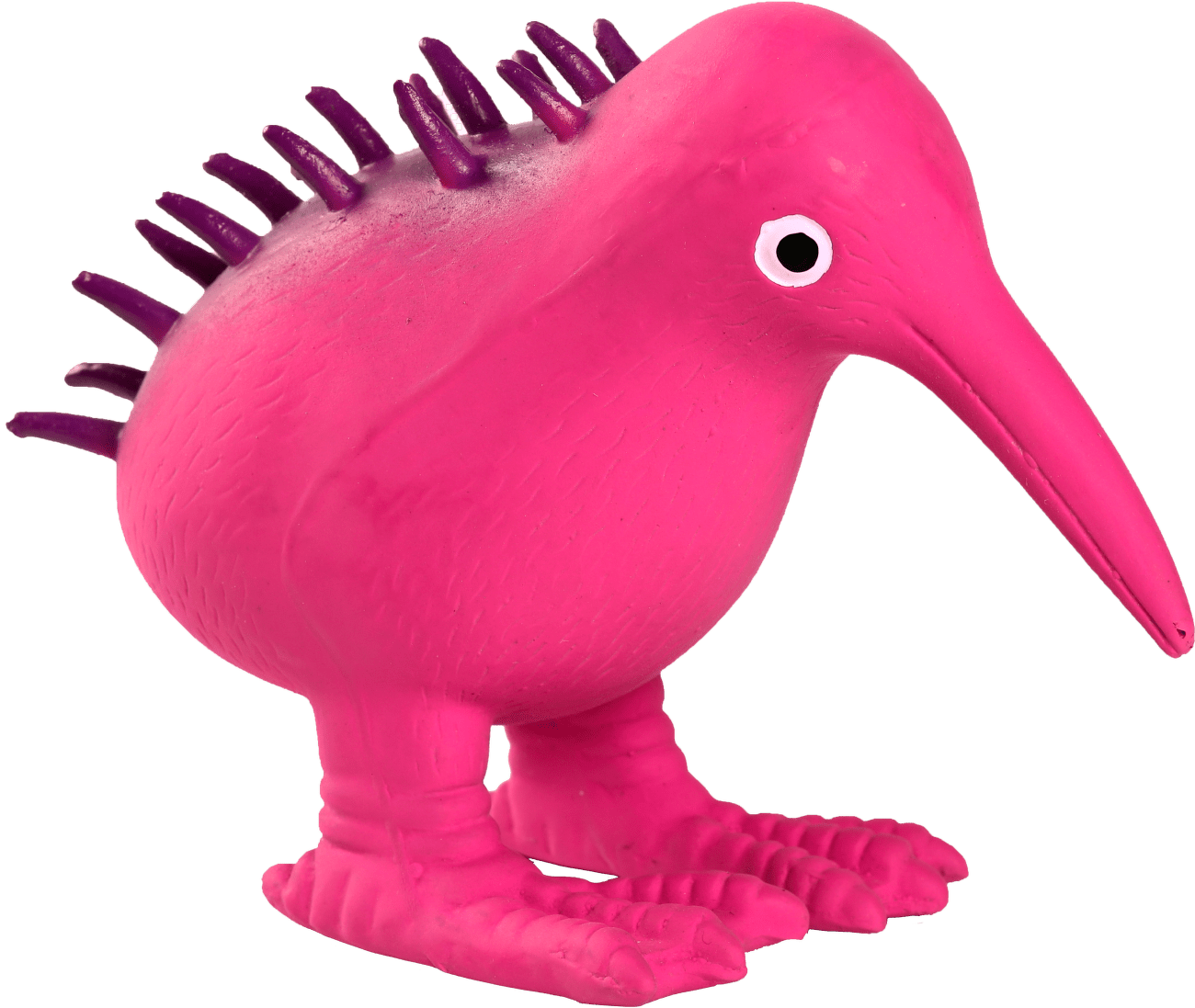 Hračka Kiwi Walker latex kiwi pískací růžová 11,5cm