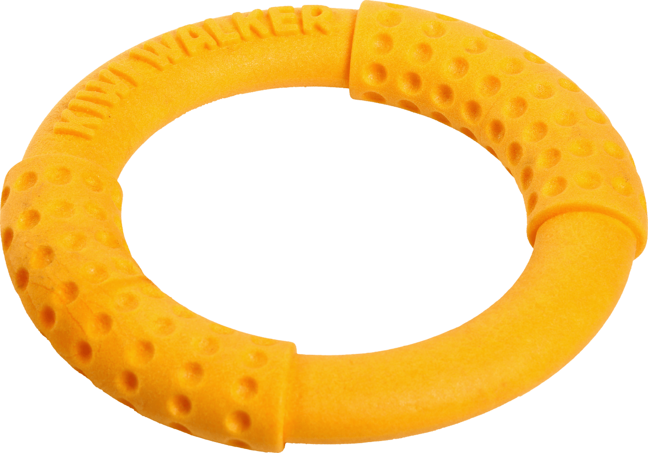 Hračka Kiwi Walker TPR guma kruh oranžový 18cm