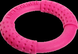 Hračka Kiwi Walker TPR guma kruh růžový 18cm