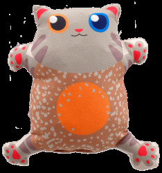 Hračka Let´s Play kočka s catnip č.1,  14cm