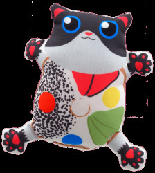 Hračka Let´s Play kočka s catnip č.3, 14cm