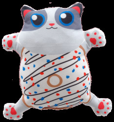 Hračka Let´s Play kočka s catnip č.6, 14cm