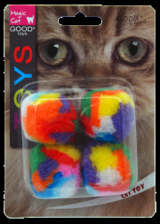 Hračka Magic Cat míček 3,75cm 4ks