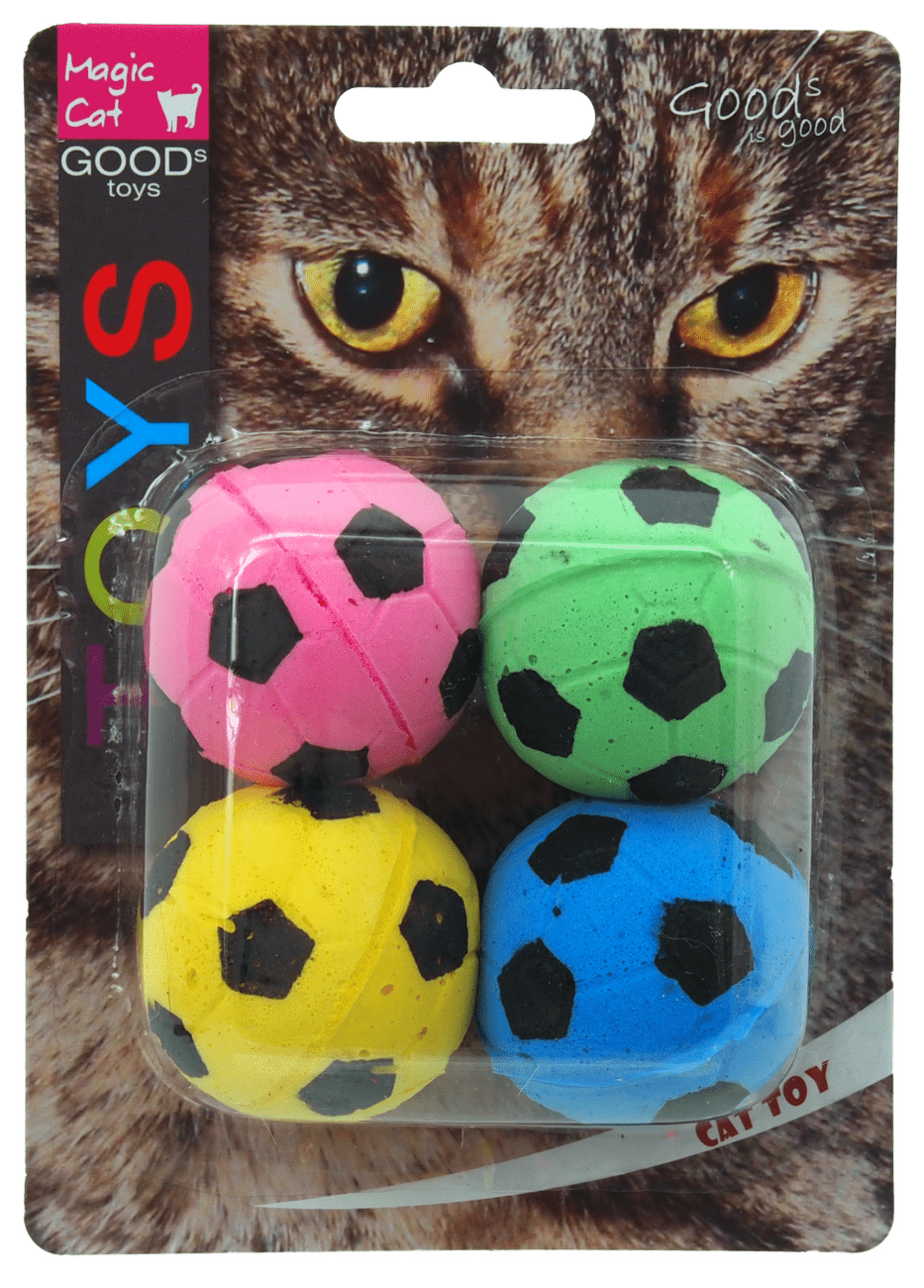 Hračka MAGIC CAT míček pěnový fotbalový 3,75cm
