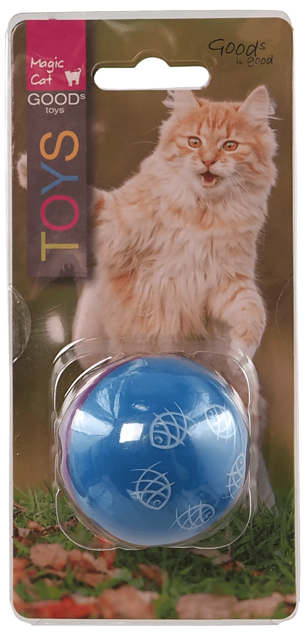Hračka Magic Cat míček se závažím modro-fialový 5cm
