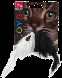 Hračka Magic Cat myš plyšová chrastící 11cm 2ks