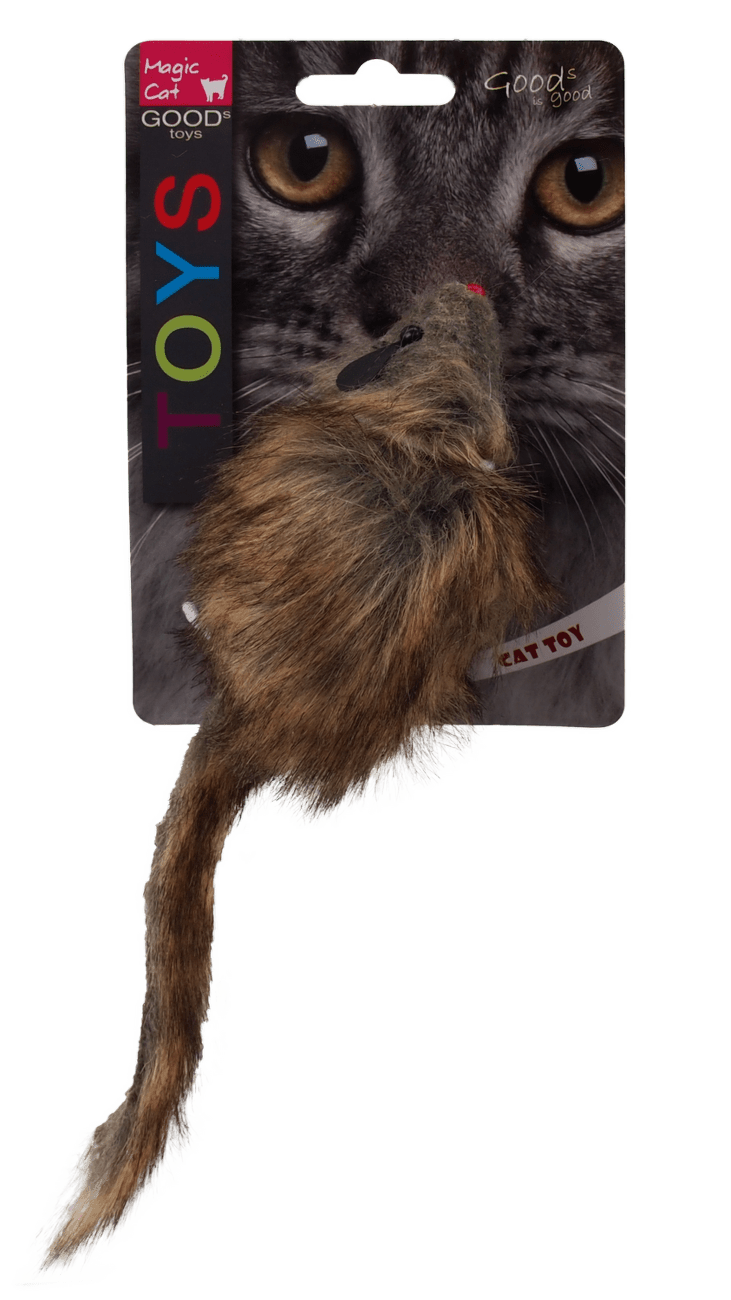 Hračka Magic Cat myš plyšová Gigant s catnip 21cm
