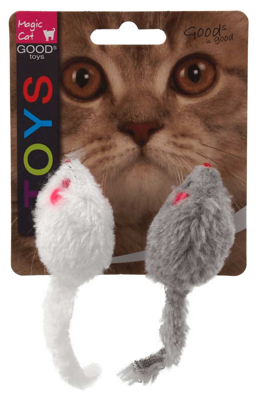 Hračka MAGIC CAT myšky chrastící s catnipem 11cm