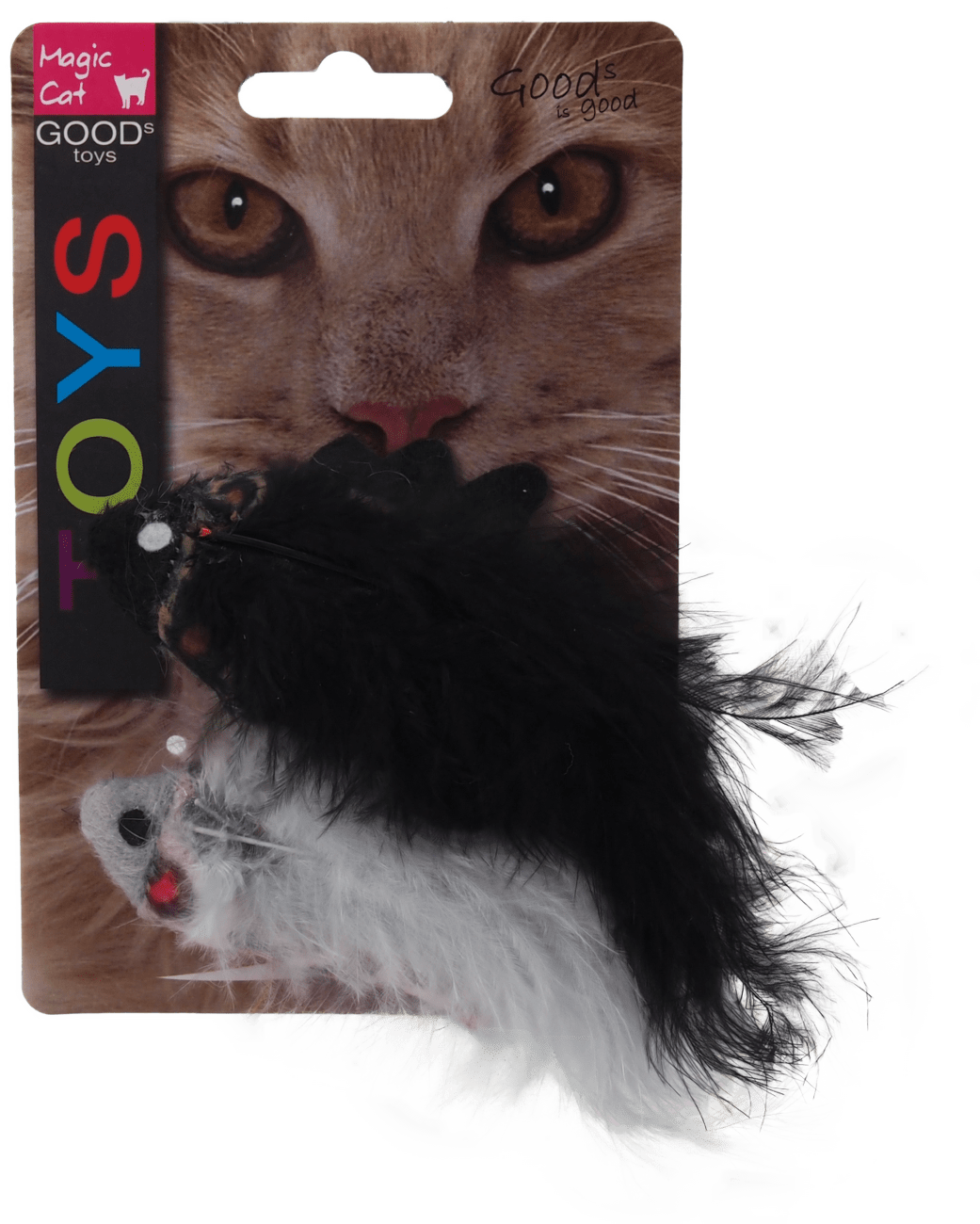 Hračka MAGIC CAT rybka se vzorem a catnipem chrastící 11cm