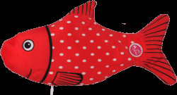 Hračka Magic Cat Winter Tale ryba pohyblivá červená 28cm