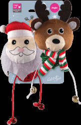 Hračka Magic Cat Winter Tale santa a sob 15cm