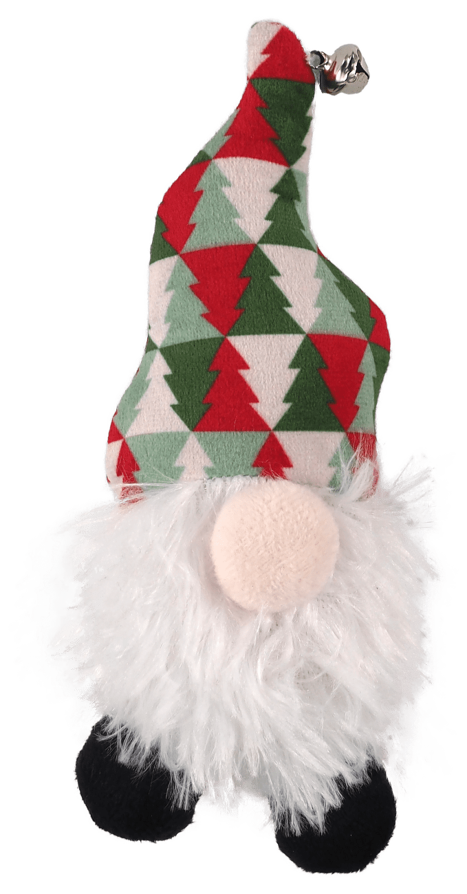 Hračka Magic Cat Winter Tale trpaslík se šantou, čepice zeleno-červená 15cm