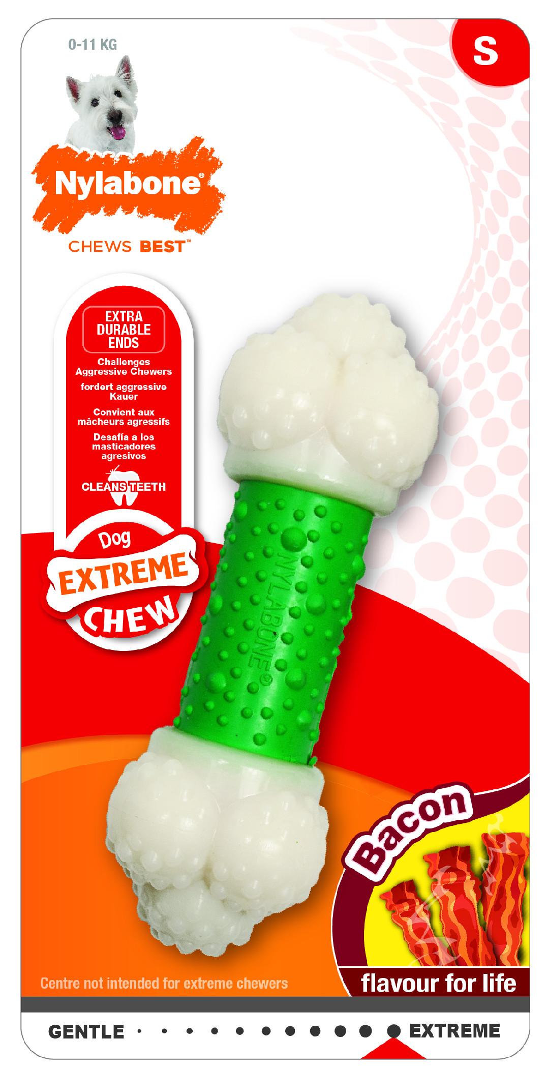 Hračka NYLABONE Extreme Chew Double Action Chew S