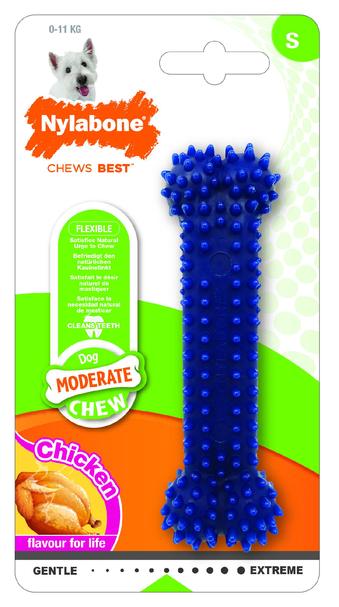 Hračka NYLABONE Moderate Dental Chew S