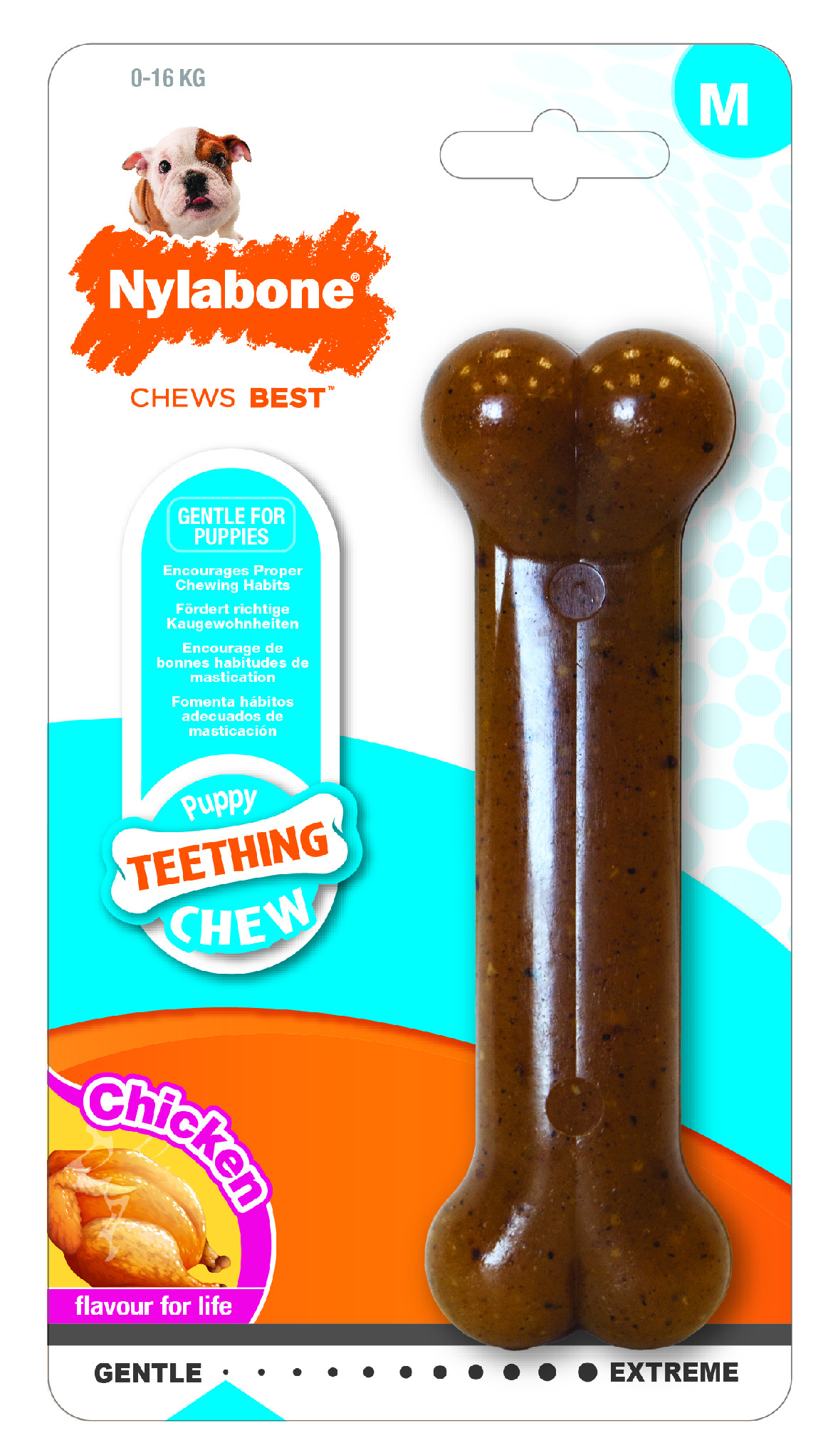 Hračka NYLABONE Puppybone M