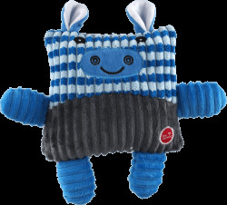Hračka pro psy Dog Fantasy Cuties čtvercová kráva modrá 17,5 cm