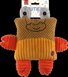 Hračka pro psy Dog Fantasy Cuties čtvercový krokodýl medový 17,5 cm