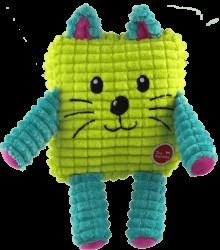 Hračka pro psy Dog Fantasy Cuties zvířátko žluté 12,5 cm