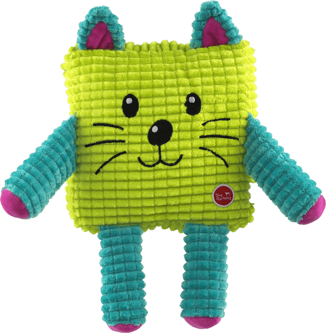 Hračka pro psy Dog Fantasy Cuties zvířátko žluté 17,5 cm
