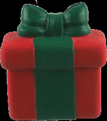 Hračka pro psy Dog Fantasy Winter Tale dárek latexový pískací 7,5 cm