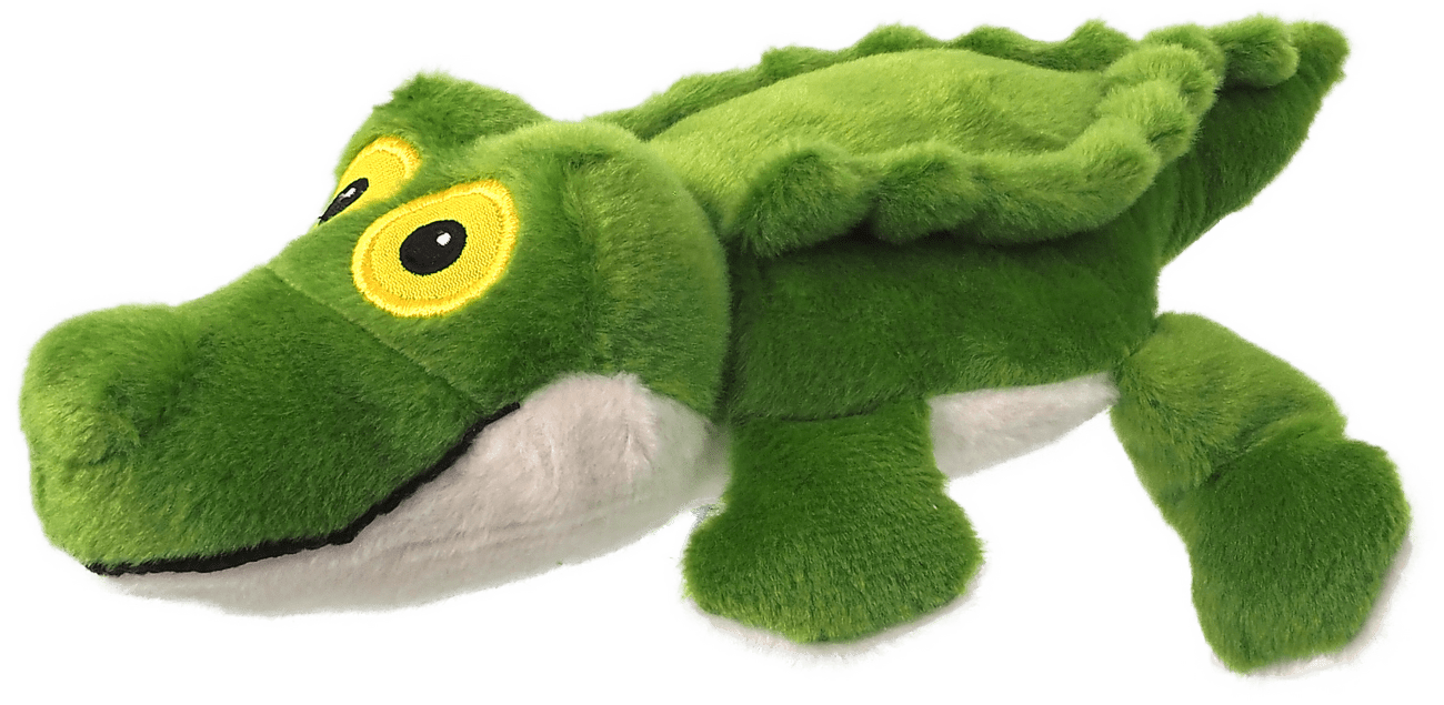 Hračka Silent Squeak krokodýl zelený 30cm