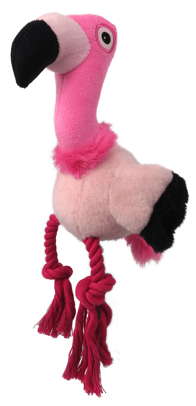Hračka Silent Squeak plameňák růžový 27cm