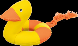 Hračka Trixie Aqua kachna na laně 20 cm/36 cm