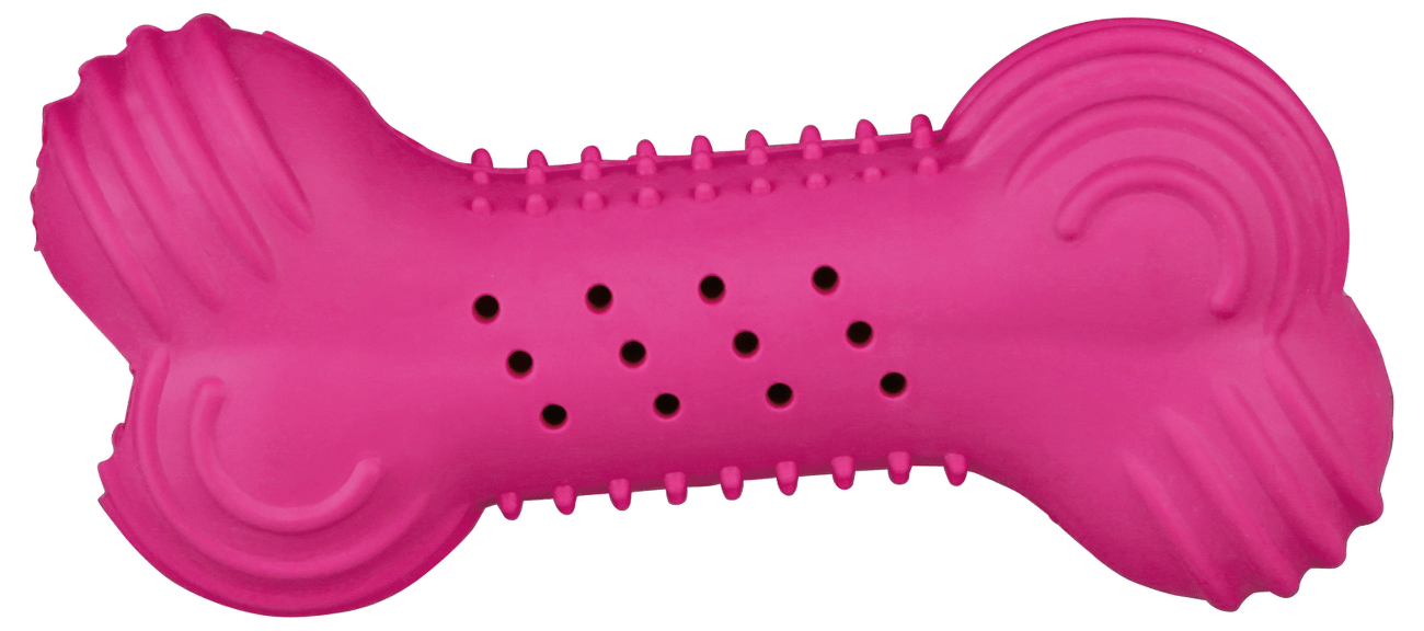 Hračka TRIXIE Rustling kost gumová 11cm