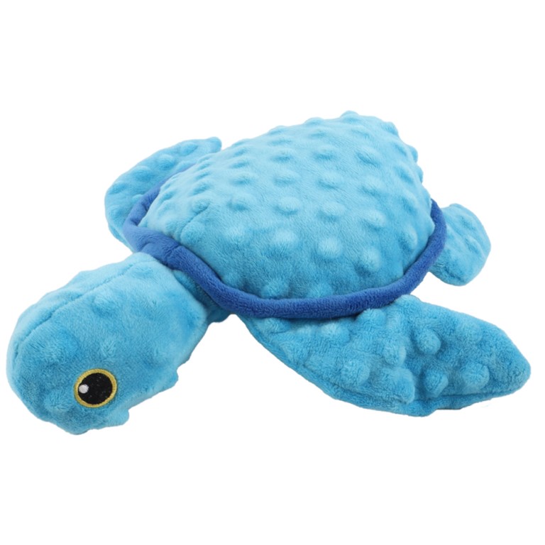 Huhubamboo hračka pro psy želvička modrá 30cm