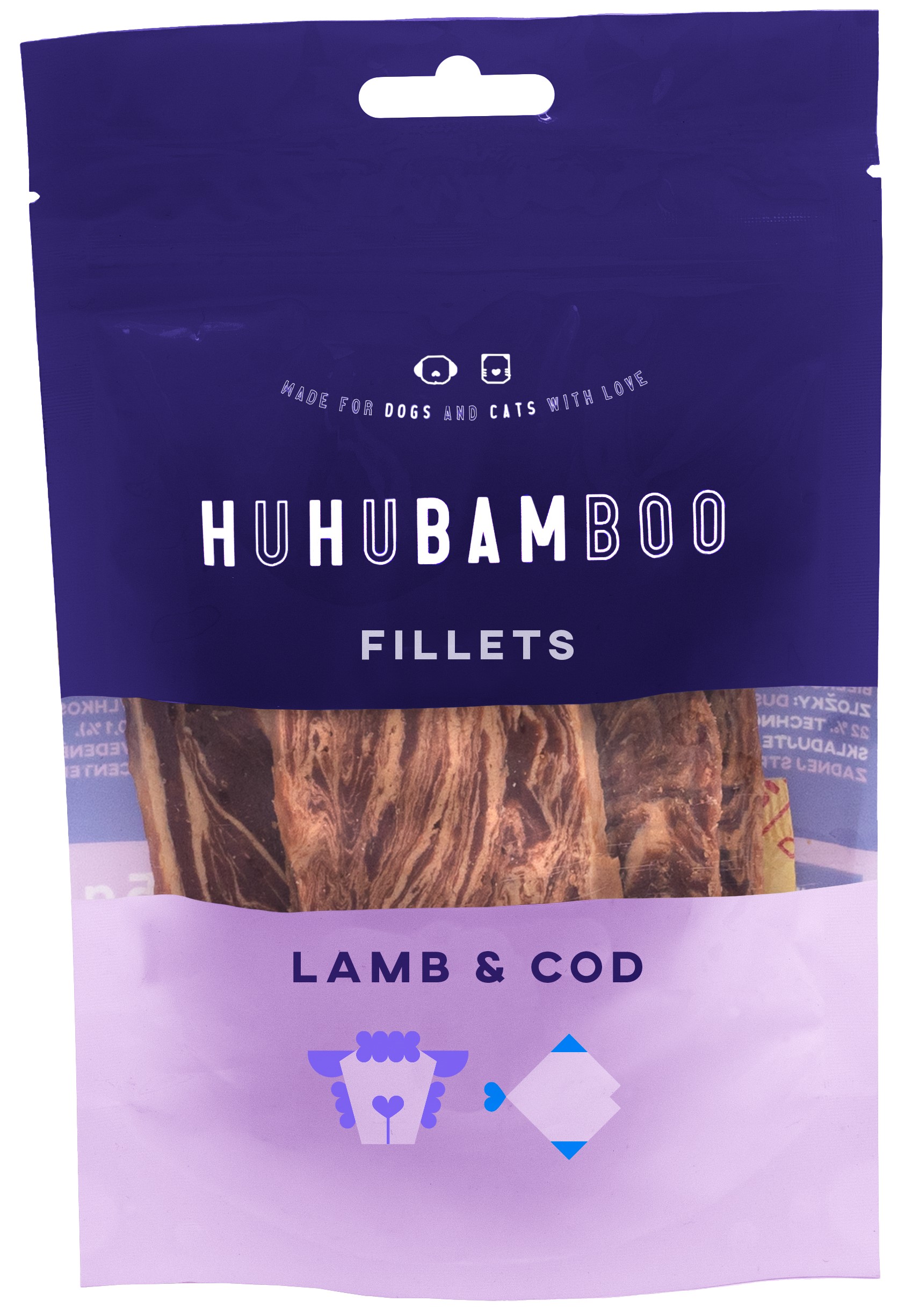 Huhubamboo jehněčí filety 75 g