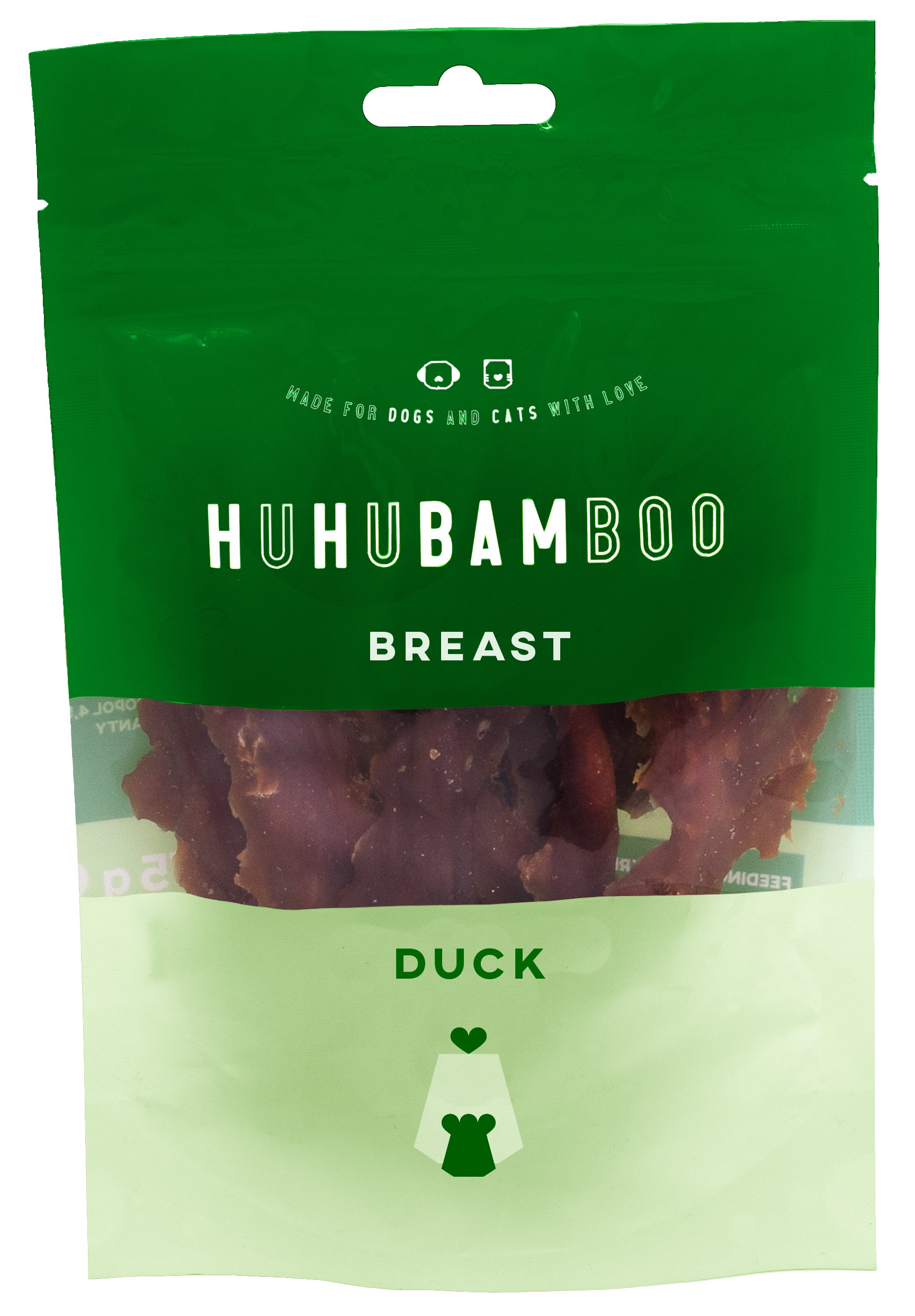 Huhubamboo kachní prsa 75 g