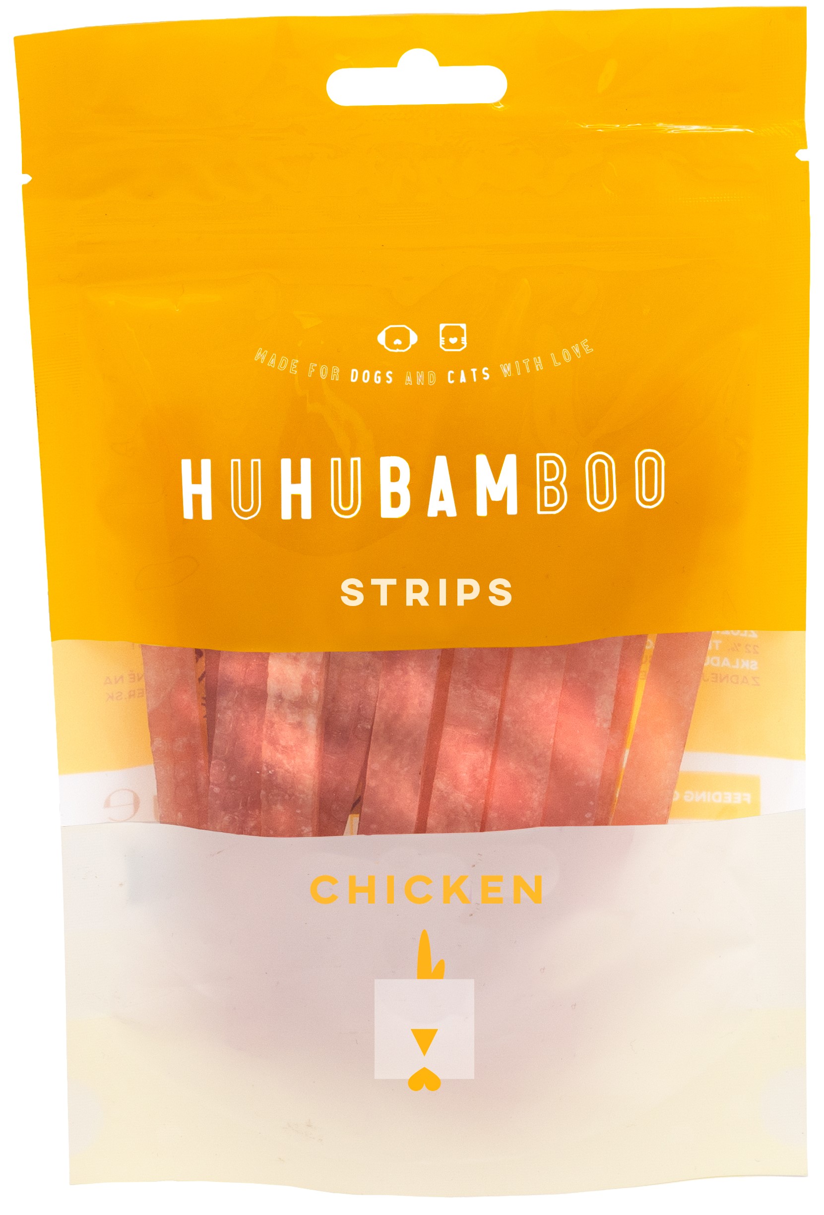 Huhubamboo kuřecí proužky 75 g