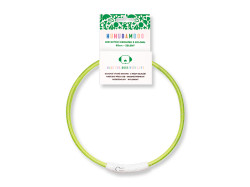 Huhubamboo LED svítící obojek z nylonu zelený 65 cm