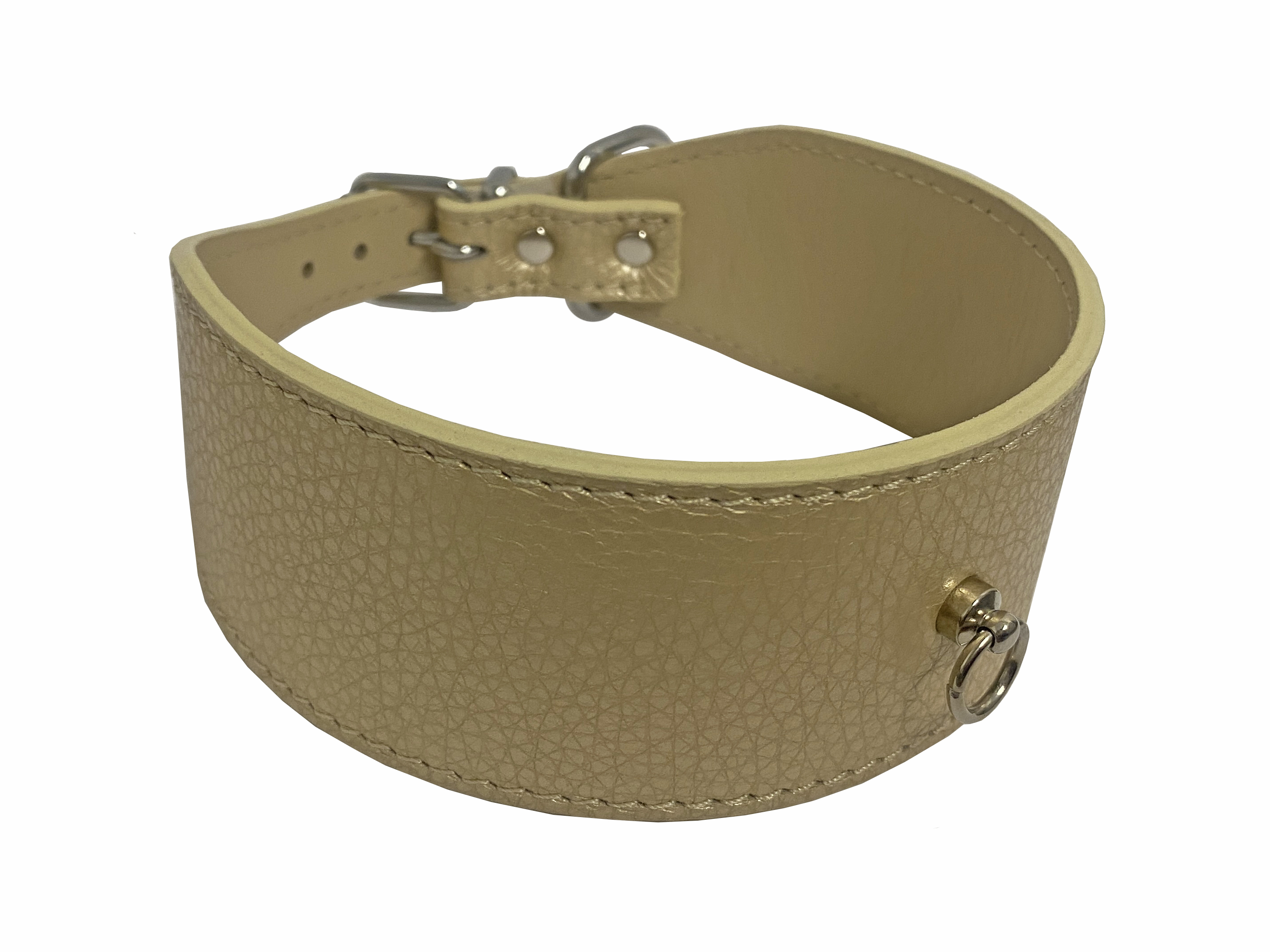 HUHUBAMBOO METAL obojek béžový L 5x33-38cm