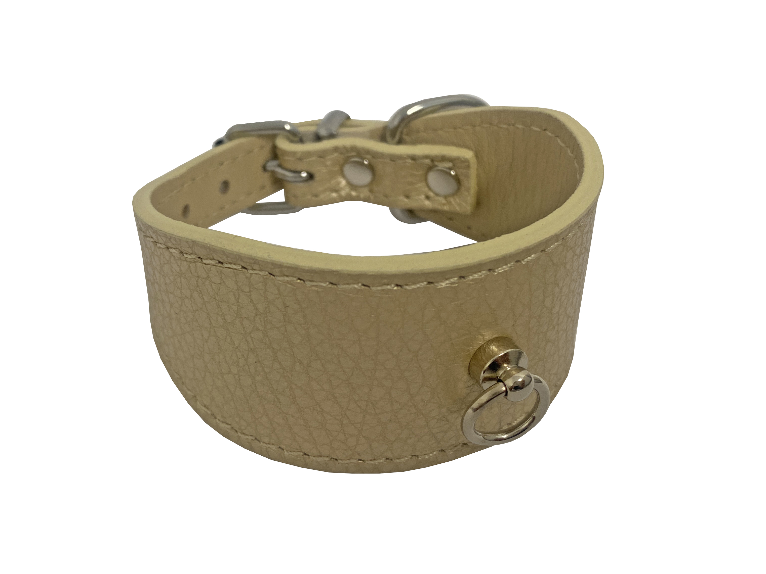HUHUBAMBOO METAL obojek béžový XS 4x21-26cm