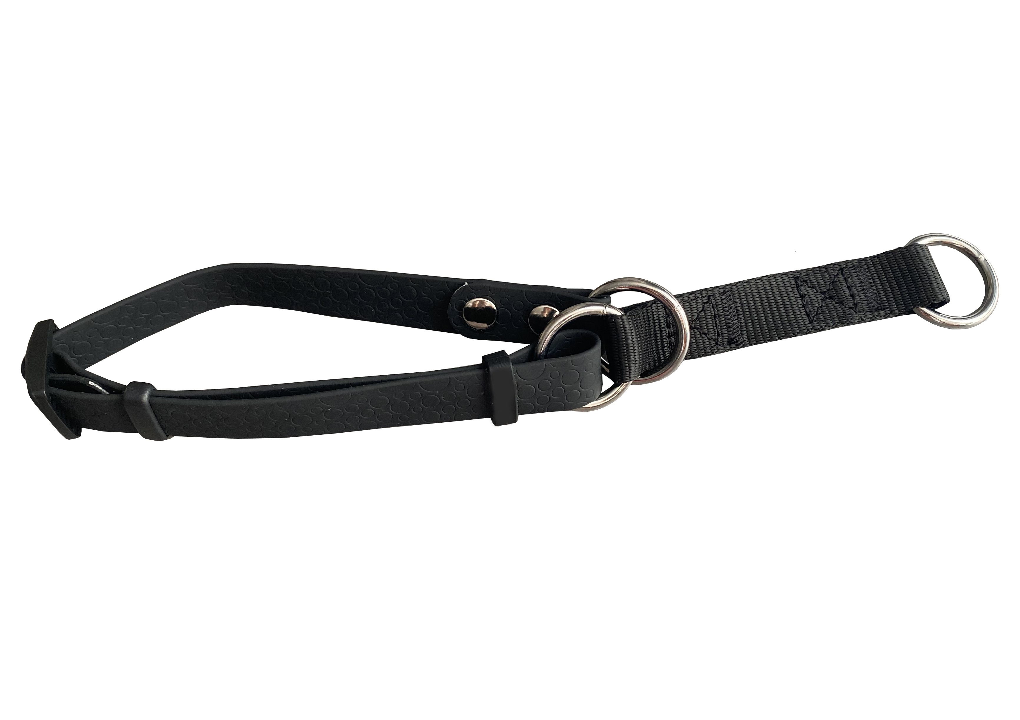HUHUBAMBOO obojek POLYTRACE polostahovací 30 - 54 cm, černý