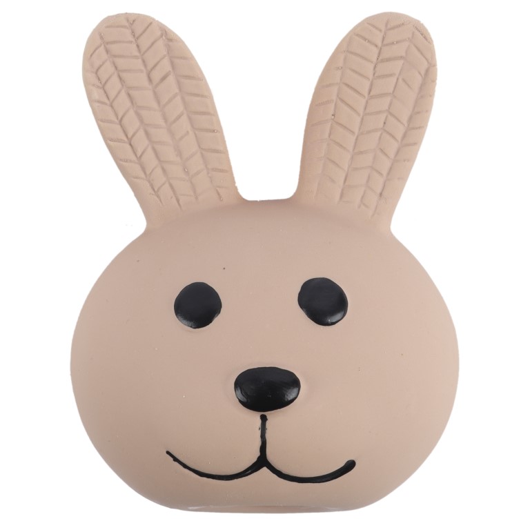 Huhubamboo pískací hračka pro psy latexový králík 8,8 cm