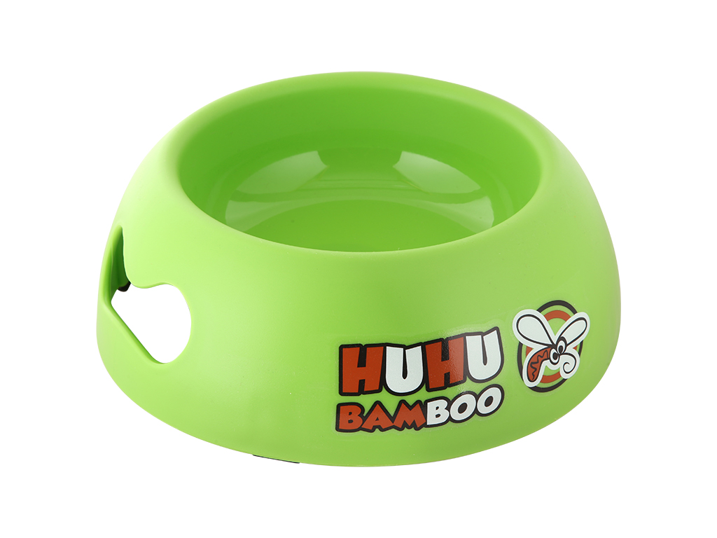 Huhubamboo plastová miska L zelená