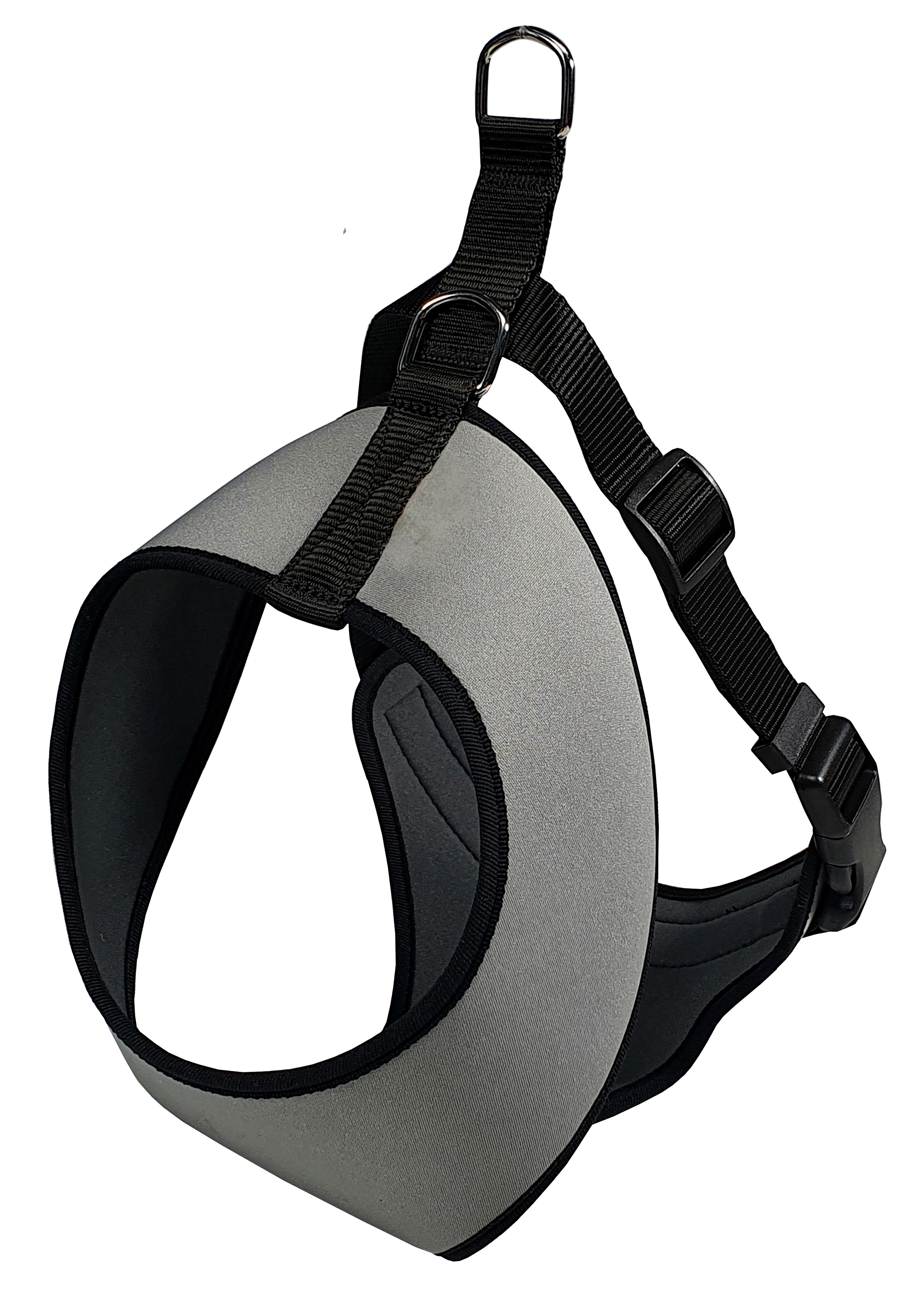 Huhubamboo postroj do auta neopren šedý | M