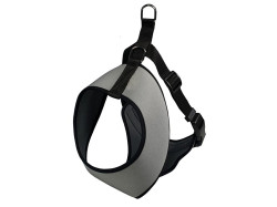 Huhubamboo postroj do auta neopren šedý | S
