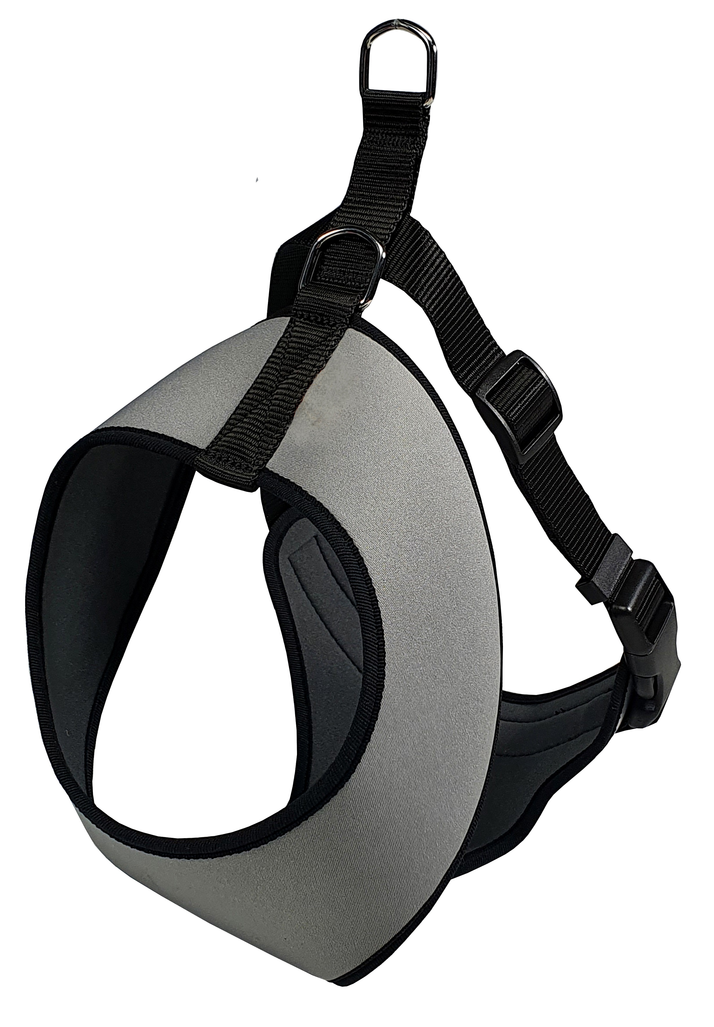 Huhubamboo postroj do auta neopren šedý | XS