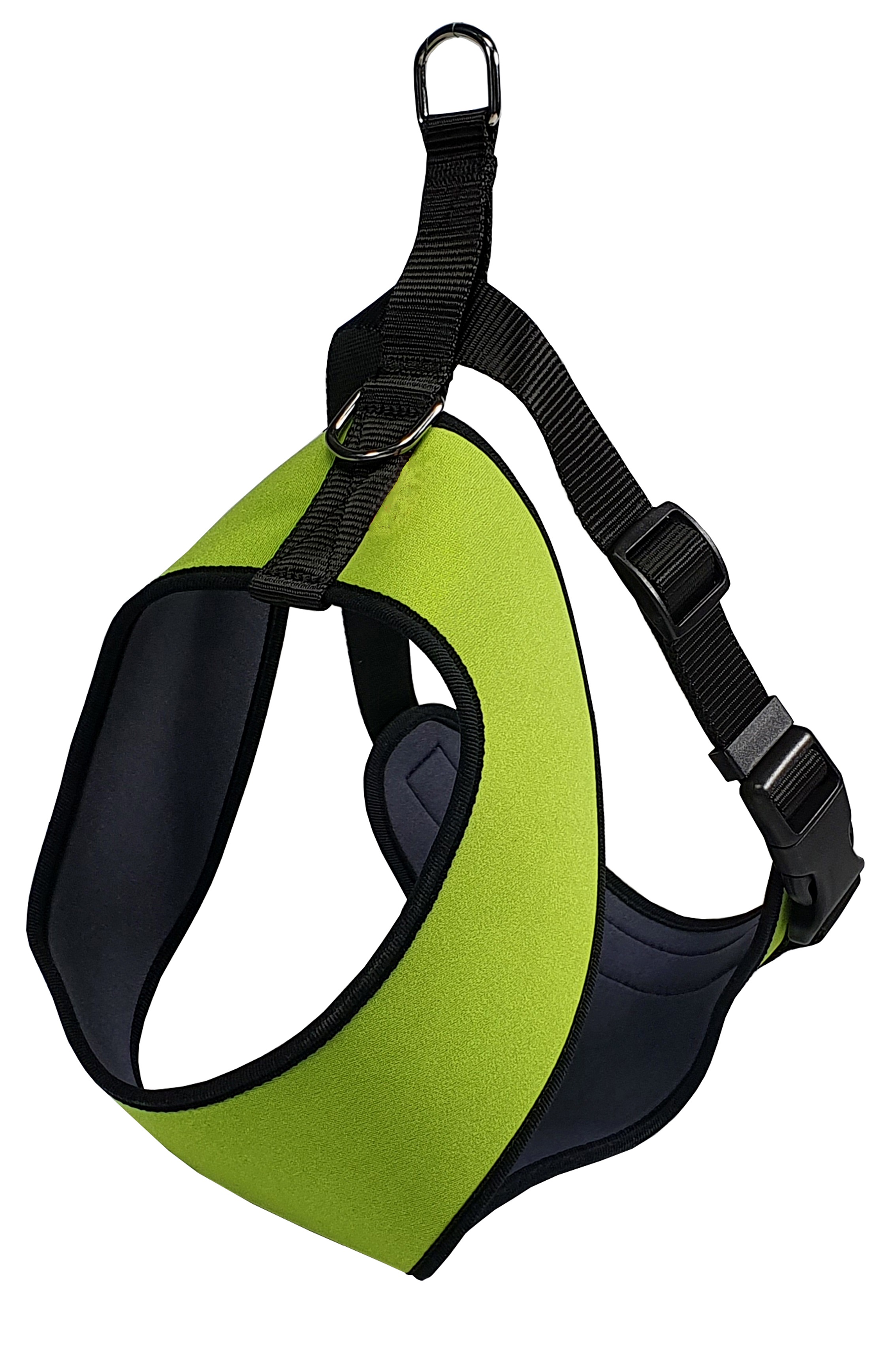 Huhubamboo postroj do auta neopren zelený | XS