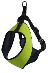 Huhubamboo postroj do auta neopren zelený | XS