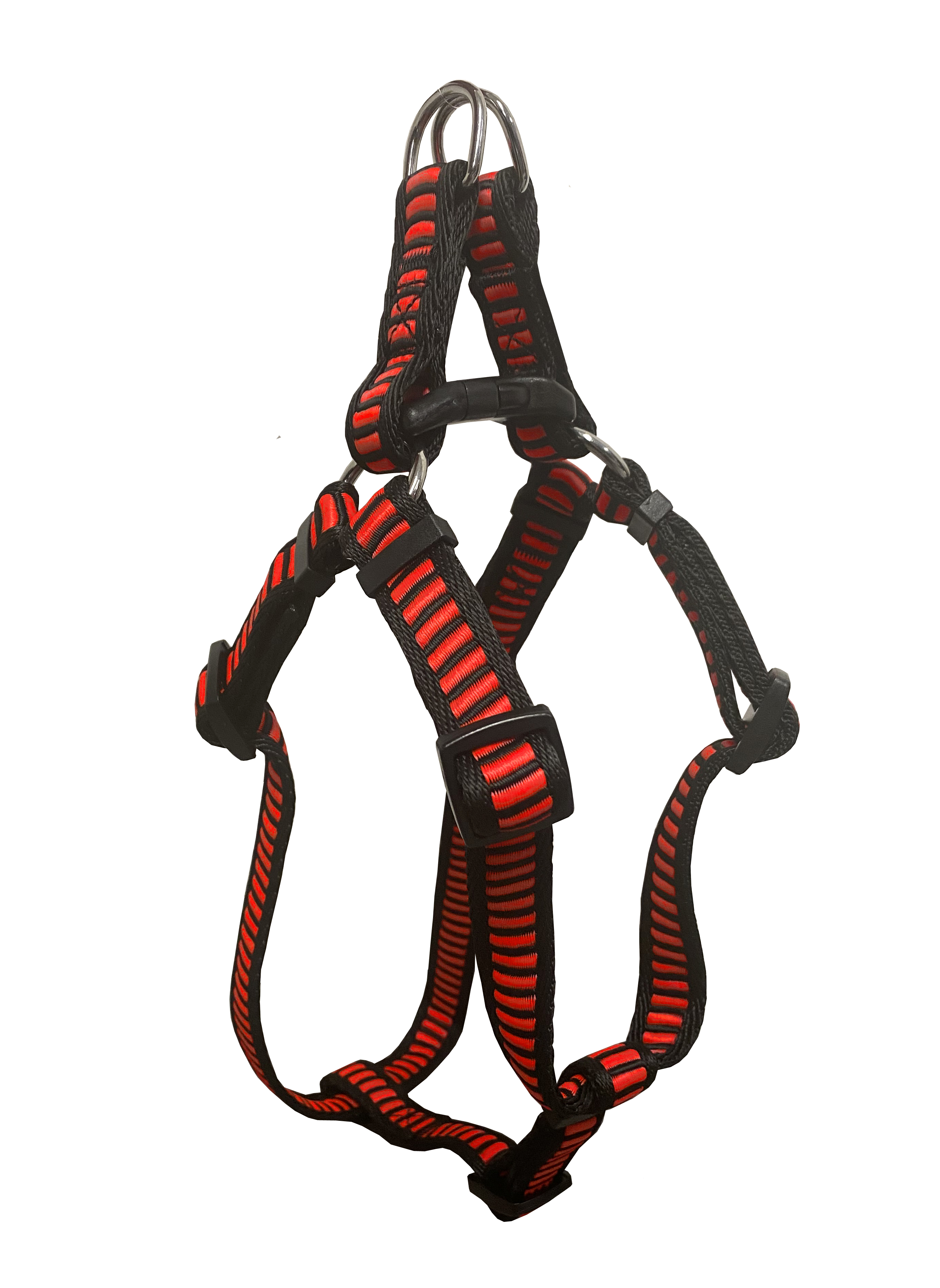 HUHUBAMBOO postroj ŽEBŘÍK 32-46 cm, červený