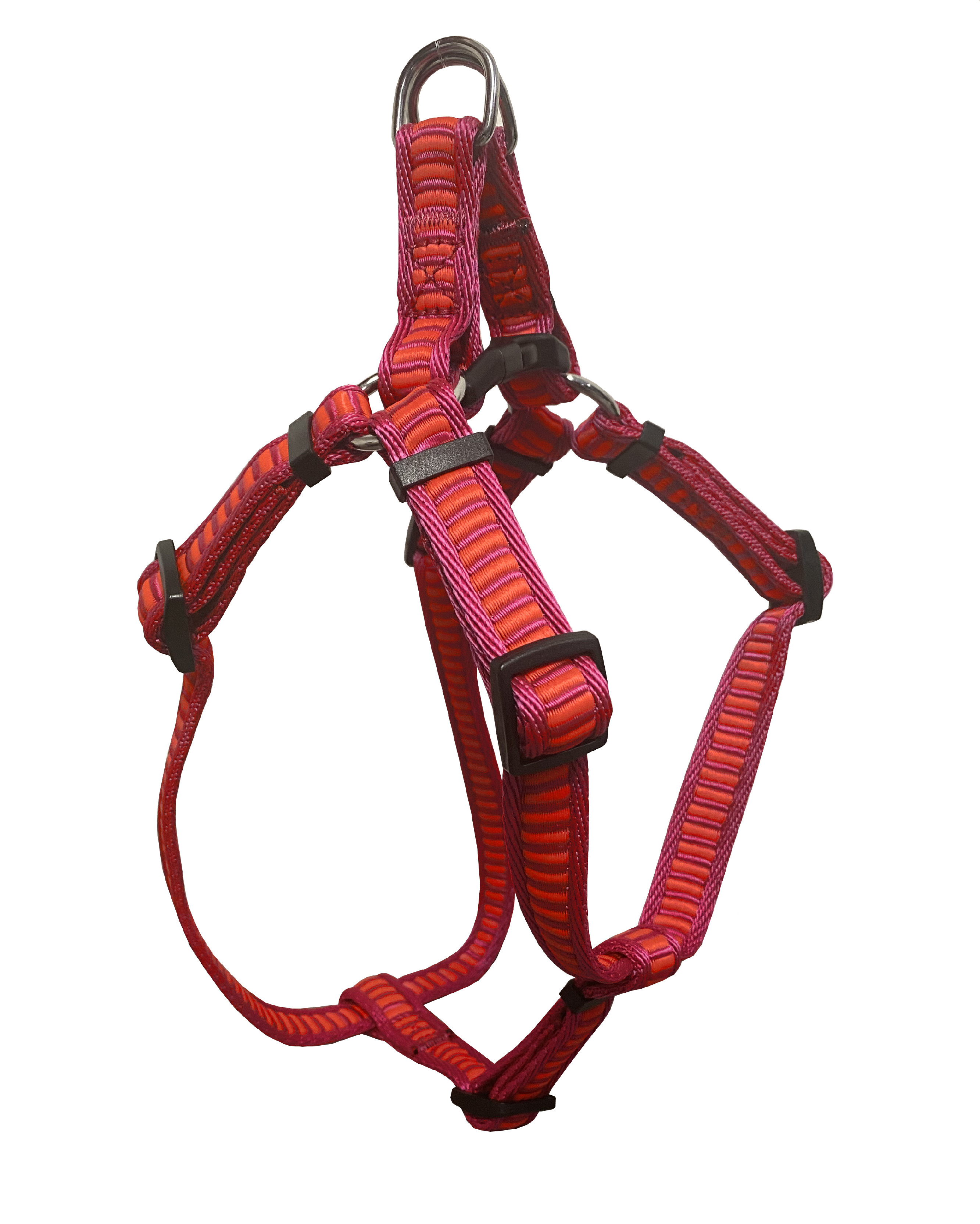 HUHUBAMBOO postroj ŽEBŘÍK 32-46 cm, fuchsie