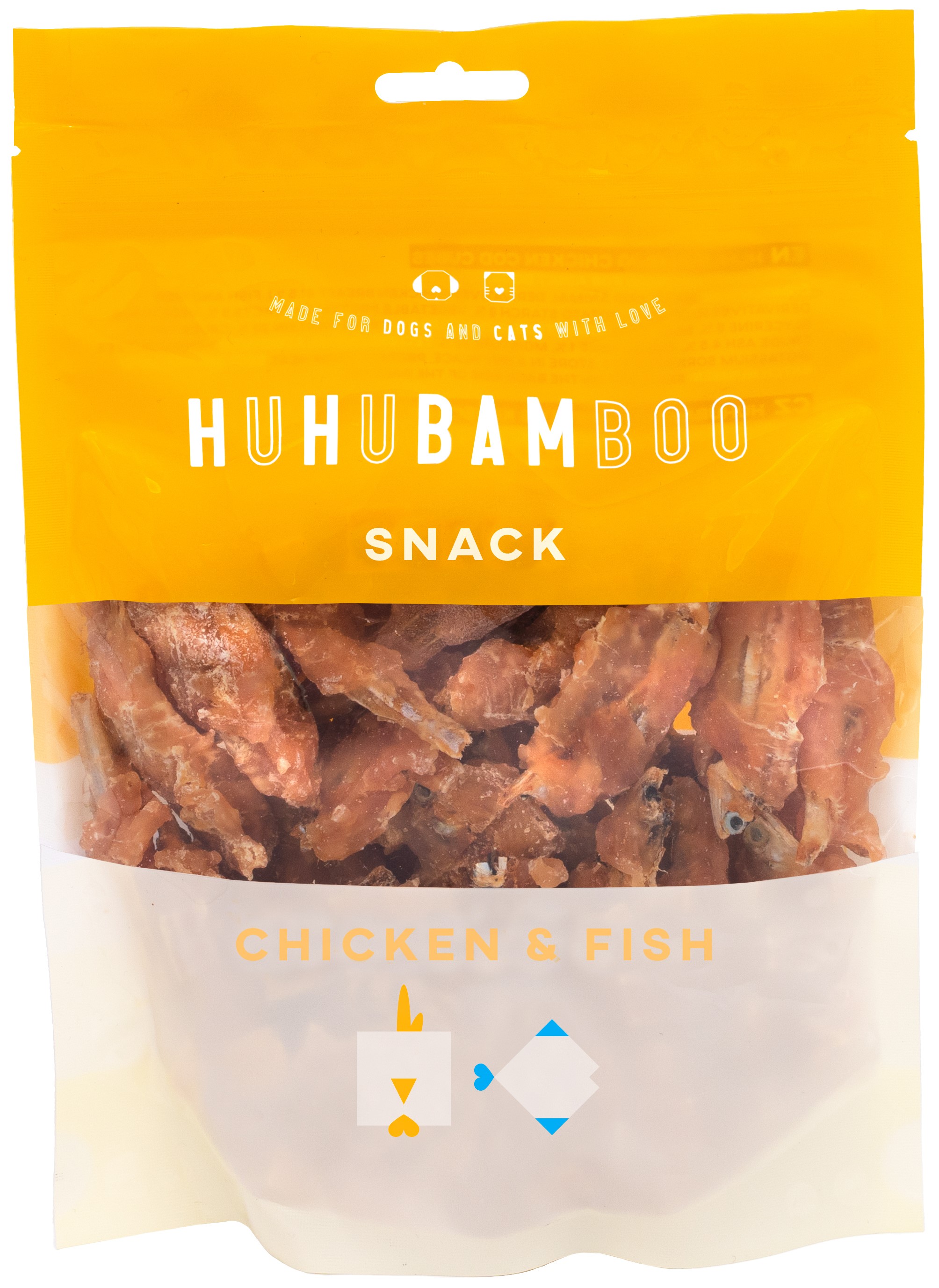 Huhubamboo ryba s kuřecím 250 g