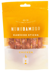 Huhubamboo tyčinka z buvolí kůže s kuřecím 75 g