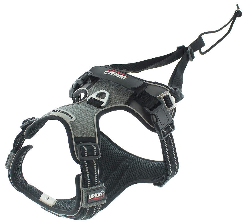I-Dog Upka Style postroj, šedý XXS