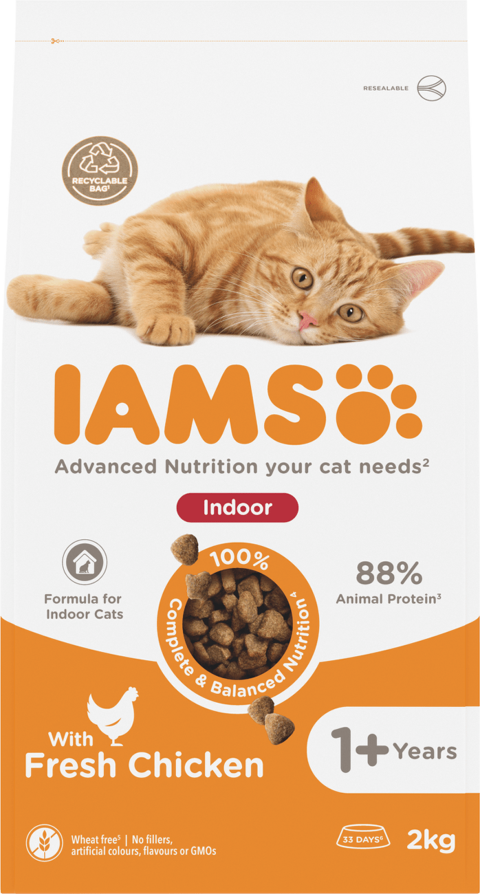 IAMS Cat Adult Indoor Chicken 2kg
