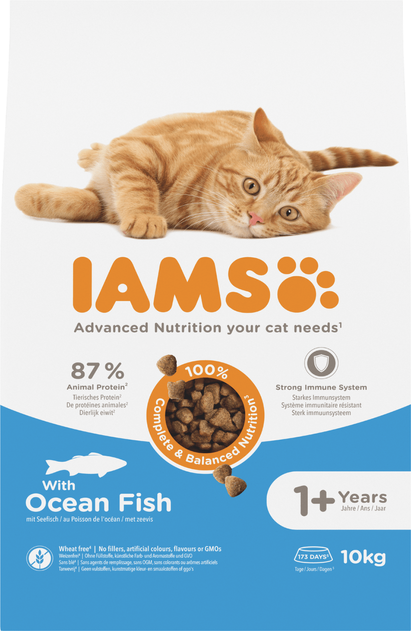 IAMS Cat Adult Ocean Fish 10kg